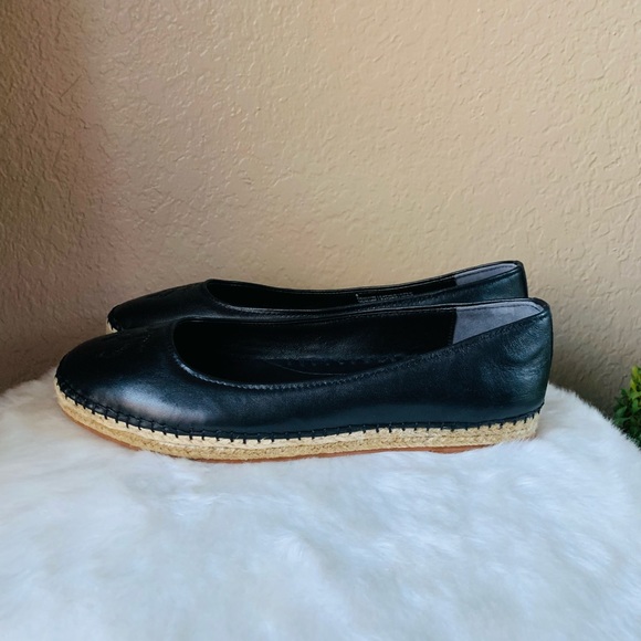Brooks Brothers leather espadrille flats 9 - Picture 7 of 12